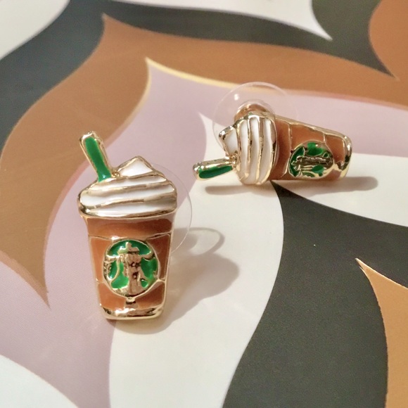Jewelry - Coffee Frappuccino Earrings NWOT